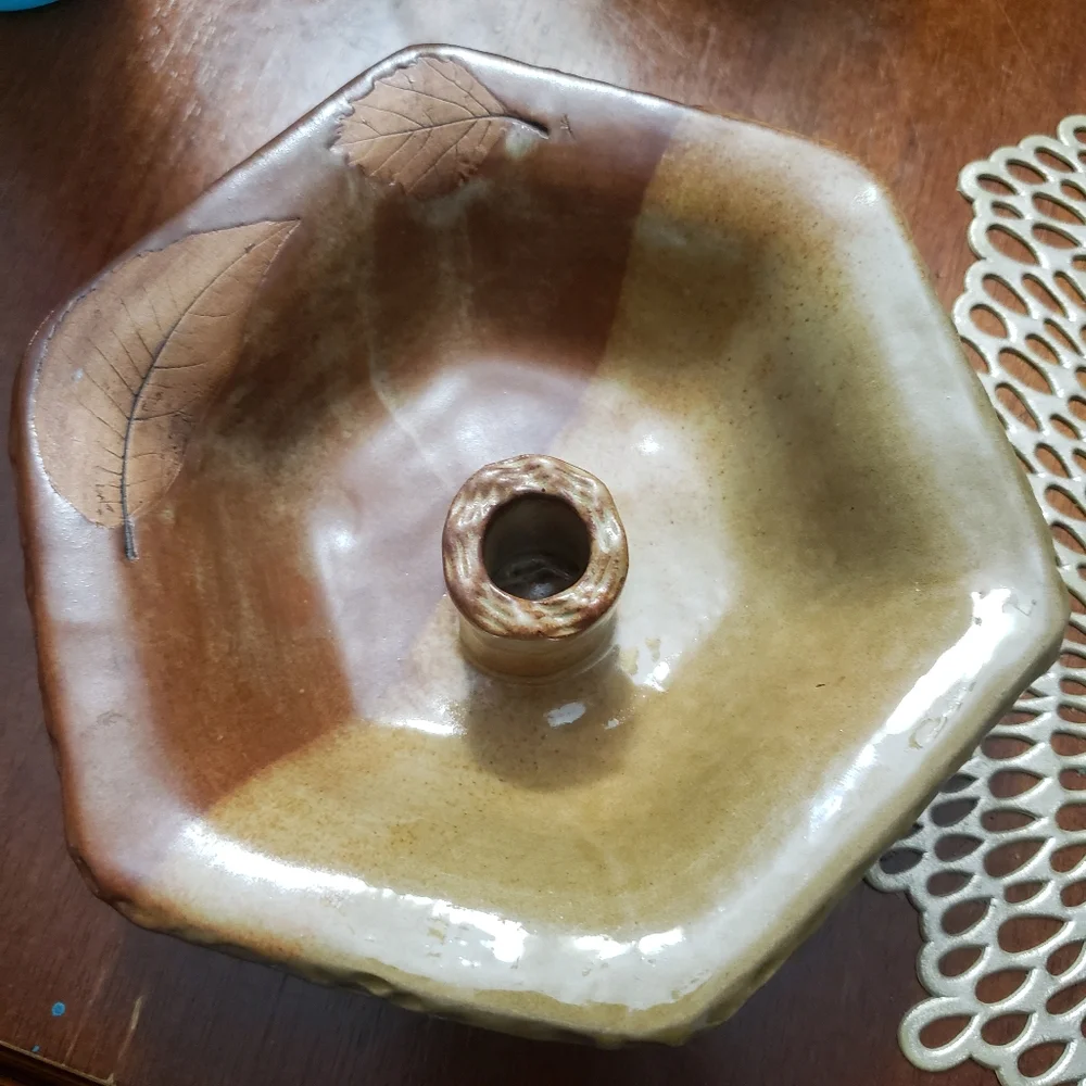 Olive serving dish bowl pottery